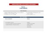 Convocatoria para la selección de profesores 2024